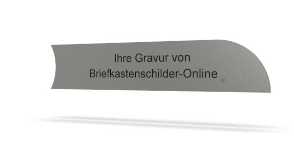 Buchstaben Selbstklebend 1mm Kunststoff Silber gebürstet Beschriftung  Schilder